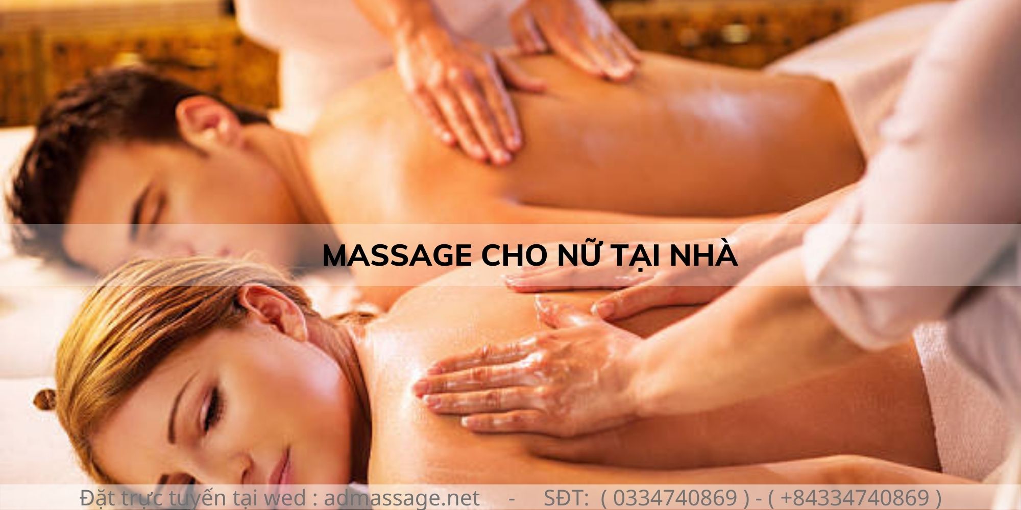 MASSAGE CHO NỮ TẠI NHÀ