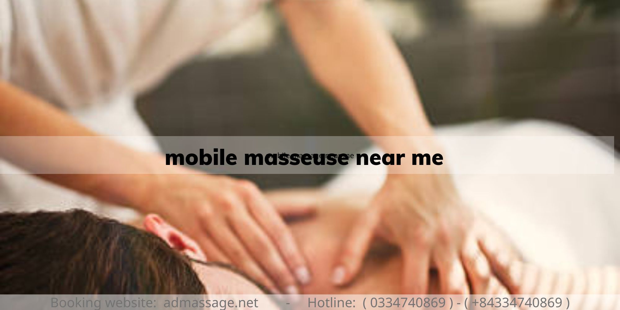 mobile masseuse near me